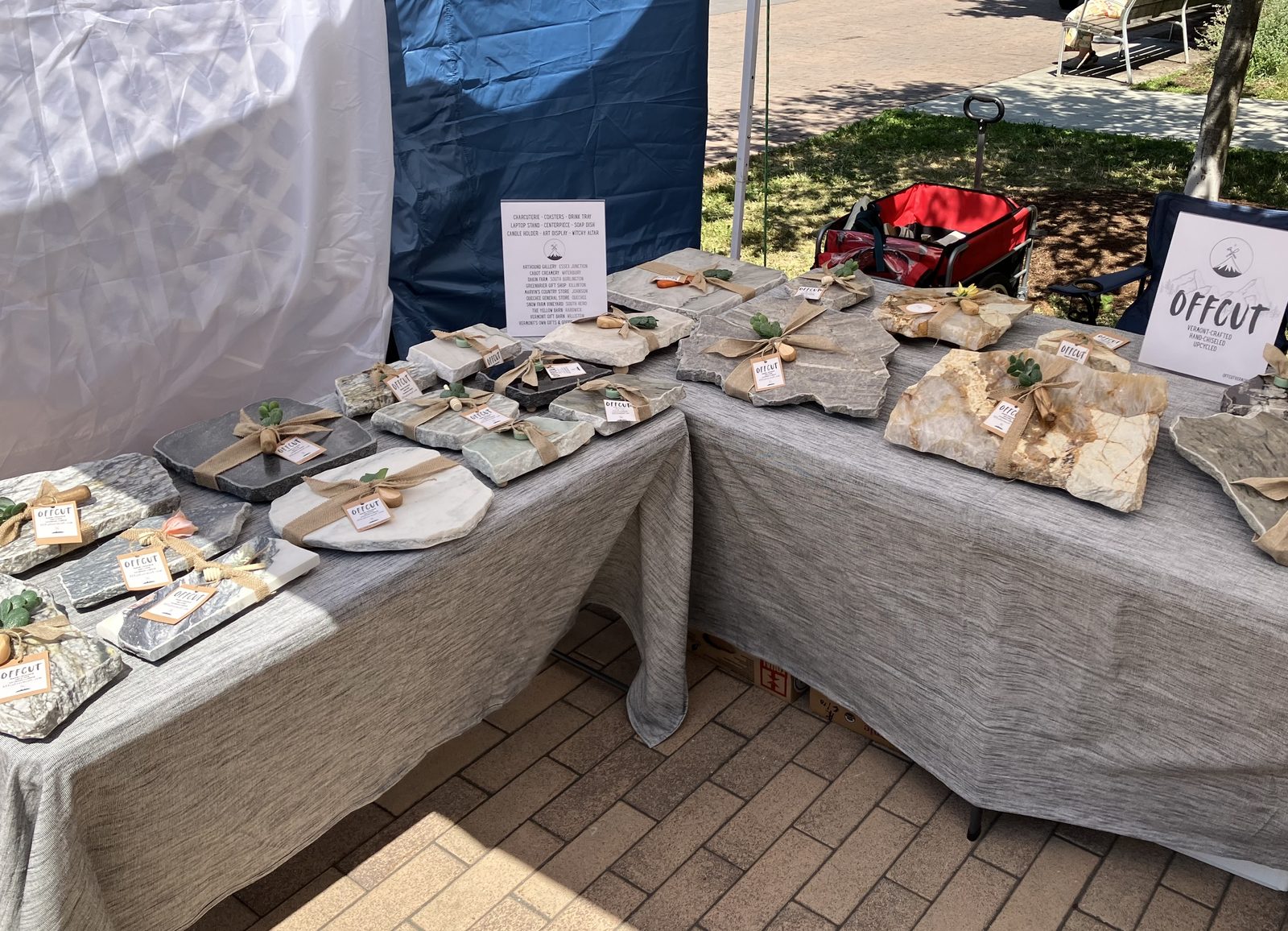 Offcut at a Vermont market